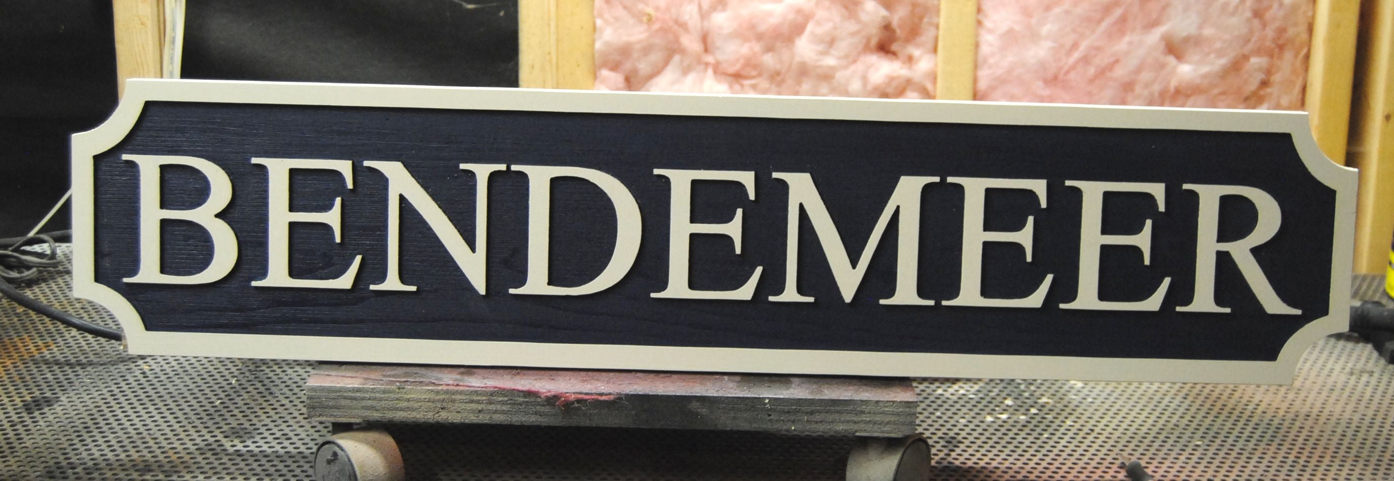 Rectangular Sign/3d Routed