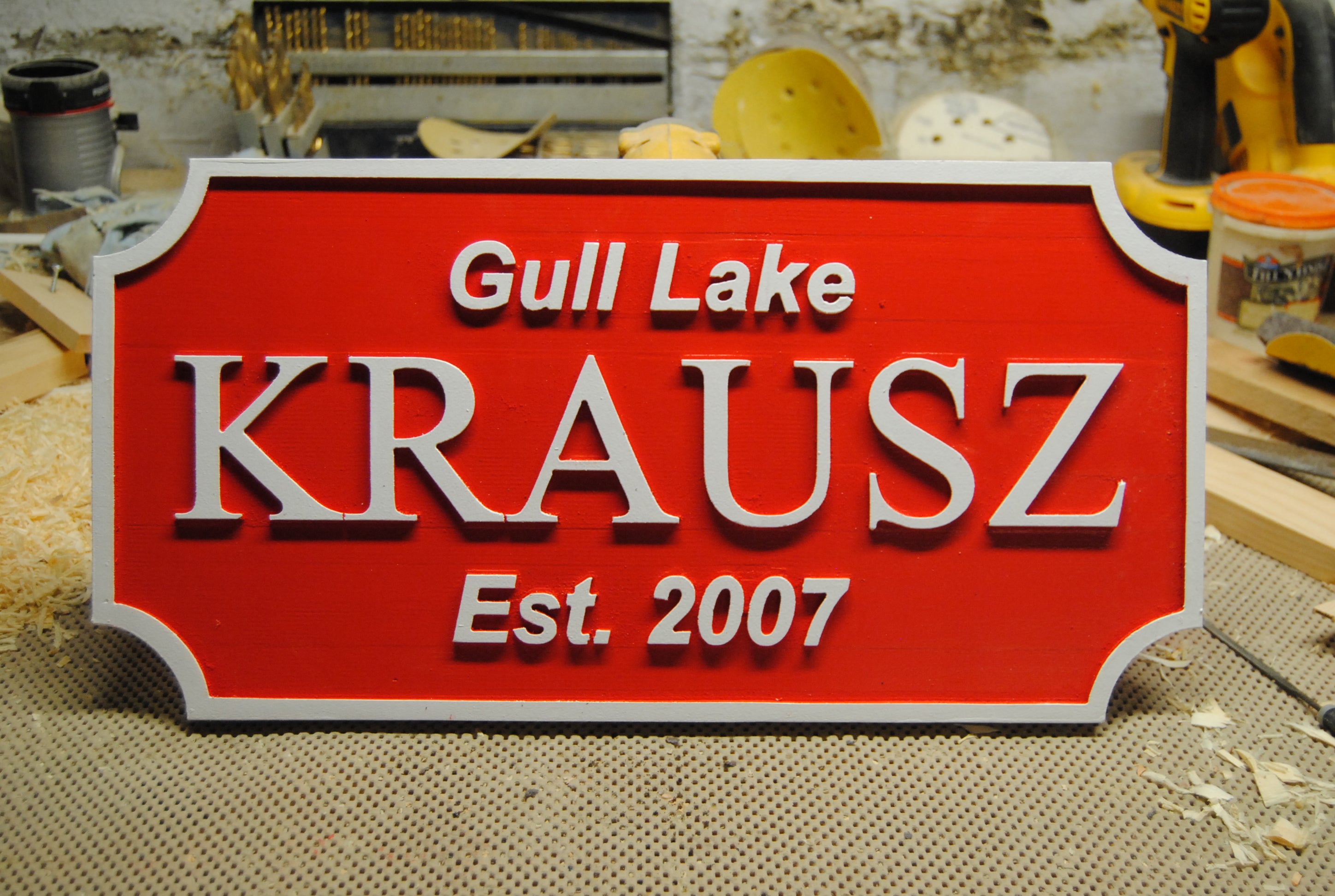 Rectangular Sign/3d Routed
